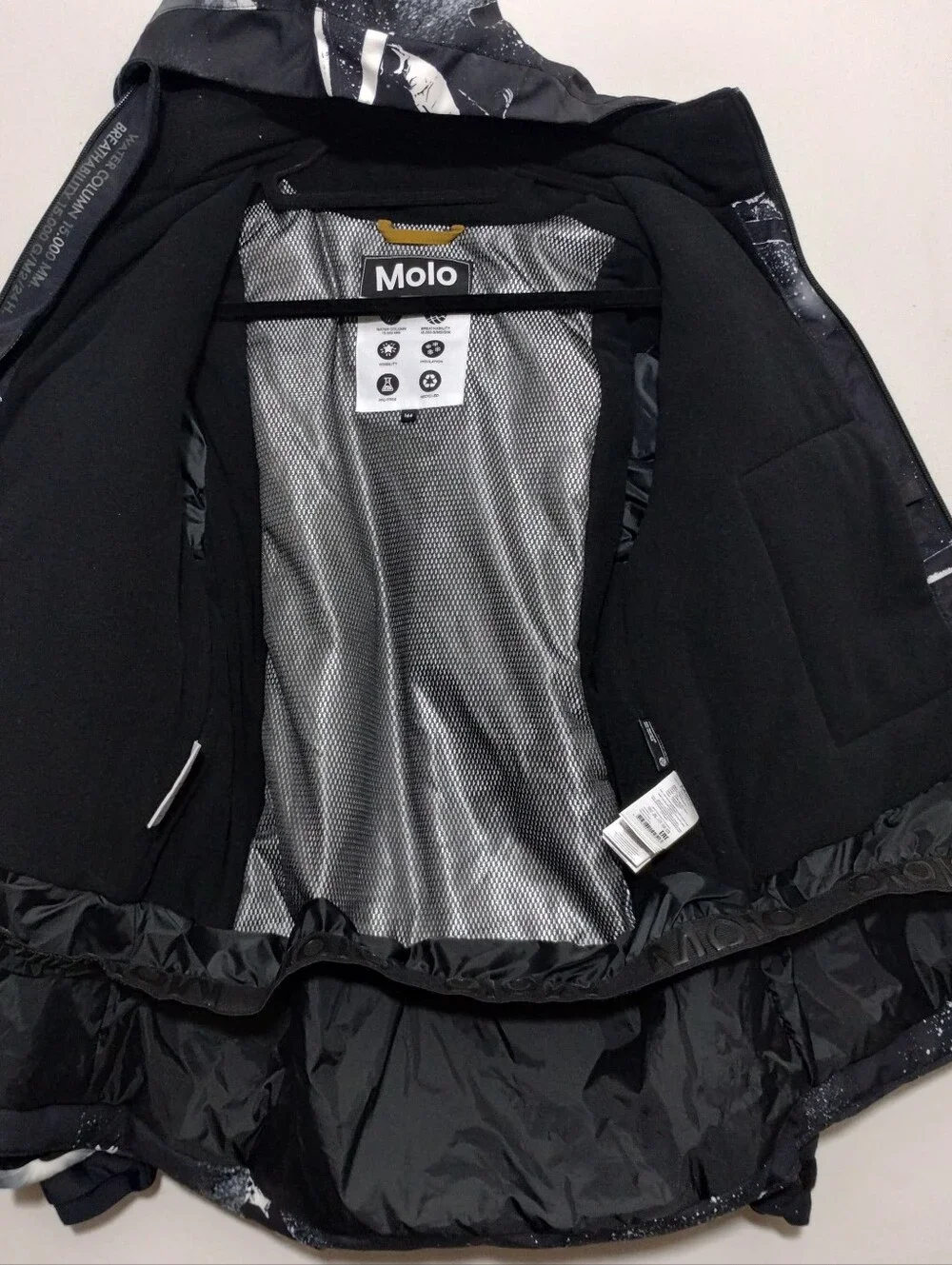 Molo Boys 146/US XL Alpine 360 By Night Hooded Winter Ski Snow Coast Jacket